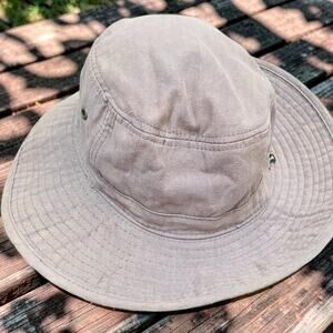 Kooringal Hat Brown Cotton Booney Safari Sun Hat Men L 61cm Unisex Gorpcore Prep